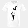 V-Neck Heavy Cotton 100% T-Shirt Thumbnail
