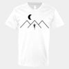 V-Neck Heavy Cotton 100% T-Shirt Thumbnail