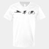 V-Neck Heavy Cotton 100% T-Shirt Thumbnail