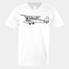 V-Neck Heavy Cotton 100% T-Shirt Thumbnail