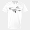 V-Neck Heavy Cotton 100% T-Shirt Thumbnail