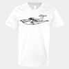 V-Neck Heavy Cotton 100% T-Shirt Thumbnail