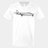 V-Neck Heavy Cotton 100% T-Shirt Thumbnail