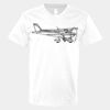 V-Neck Heavy Cotton 100% T-Shirt Thumbnail
