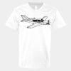 V-Neck Heavy Cotton 100% T-Shirt Thumbnail