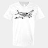 V-Neck Heavy Cotton 100% T-Shirt Thumbnail