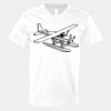 V-Neck Heavy Cotton 100% T-Shirt Thumbnail
