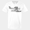 V-Neck Heavy Cotton 100% T-Shirt Thumbnail