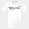 V-Neck Heavy Cotton 100% T-Shirt Thumbnail