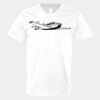 V-Neck Heavy Cotton 100% T-Shirt Thumbnail