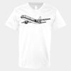 V-Neck Heavy Cotton 100% T-Shirt Thumbnail