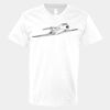 V-Neck Heavy Cotton 100% T-Shirt Thumbnail
