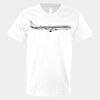V-Neck Heavy Cotton 100% T-Shirt Thumbnail