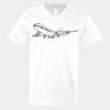 V-Neck Heavy Cotton 100% T-Shirt Thumbnail