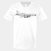 V-Neck Heavy Cotton 100% T-Shirt Thumbnail