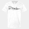 V-Neck Heavy Cotton 100% T-Shirt Thumbnail