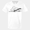 V-Neck Heavy Cotton 100% T-Shirt Thumbnail