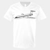V-Neck Heavy Cotton 100% T-Shirt Thumbnail