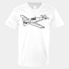 V-Neck Heavy Cotton 100% T-Shirt Thumbnail