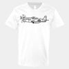 V-Neck Heavy Cotton 100% T-Shirt Thumbnail