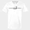 V-Neck Heavy Cotton 100% T-Shirt Thumbnail