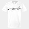 V-Neck Heavy Cotton 100% T-Shirt Thumbnail
