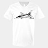 V-Neck Heavy Cotton 100% T-Shirt Thumbnail