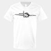 V-Neck Heavy Cotton 100% T-Shirt Thumbnail