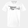 V-Neck Heavy Cotton 100% T-Shirt Thumbnail