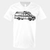 V-Neck Heavy Cotton 100% T-Shirt Thumbnail
