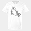 V-Neck Heavy Cotton 100% T-Shirt Thumbnail