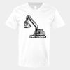 V-Neck Heavy Cotton 100% T-Shirt Thumbnail