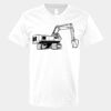 V-Neck Heavy Cotton 100% T-Shirt Thumbnail
