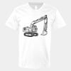 V-Neck Heavy Cotton 100% T-Shirt Thumbnail