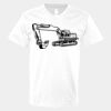 V-Neck Heavy Cotton 100% T-Shirt Thumbnail