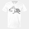 V-Neck Heavy Cotton 100% T-Shirt Thumbnail
