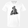 V-Neck Heavy Cotton 100% T-Shirt Thumbnail