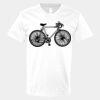 V-Neck Heavy Cotton 100% T-Shirt Thumbnail