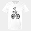V-Neck Heavy Cotton 100% T-Shirt Thumbnail