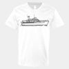 V-Neck Heavy Cotton 100% T-Shirt Thumbnail