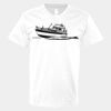 V-Neck Heavy Cotton 100% T-Shirt Thumbnail