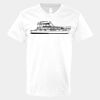 V-Neck Heavy Cotton 100% T-Shirt Thumbnail