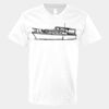 V-Neck Heavy Cotton 100% T-Shirt Thumbnail