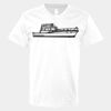 V-Neck Heavy Cotton 100% T-Shirt Thumbnail