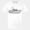 V-Neck Heavy Cotton 100% T-Shirt Thumbnail