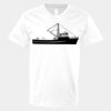 V-Neck Heavy Cotton 100% T-Shirt Thumbnail