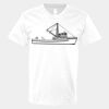 V-Neck Heavy Cotton 100% T-Shirt Thumbnail