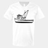 V-Neck Heavy Cotton 100% T-Shirt Thumbnail