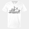 V-Neck Heavy Cotton 100% T-Shirt Thumbnail