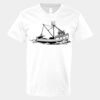 V-Neck Heavy Cotton 100% T-Shirt Thumbnail